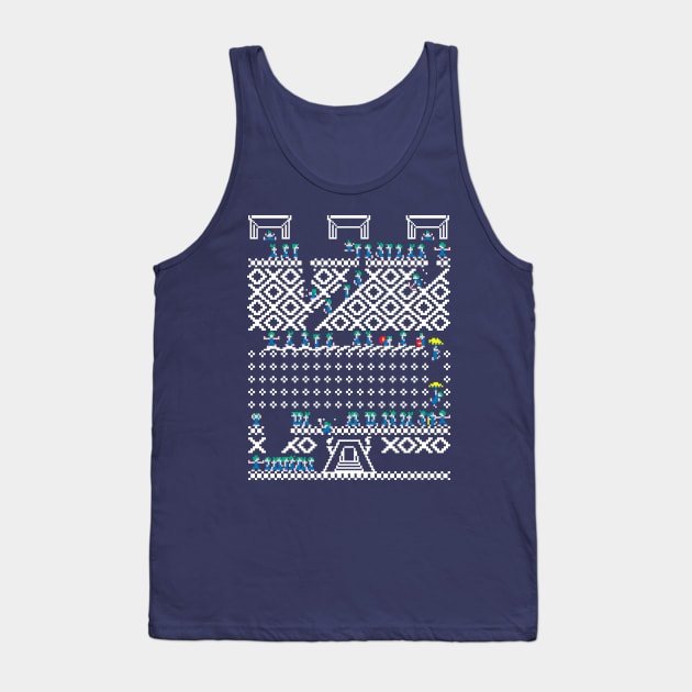 OH NO! It's Christmas! - Lemmings Ugly Sweater, Christmas Sweater & Holiday Sweater Tank Top by RetroReview